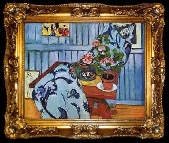 framed  Henri Matisse Still Life with Geraniums, ta009-2